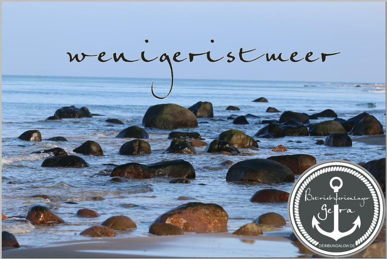 Ddr Kult Wohnwagen Direkt Am Strand Kreptitz Bagian luar foto